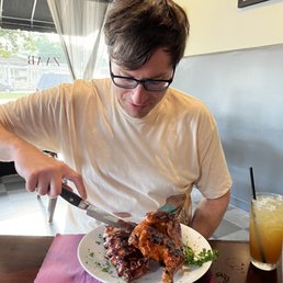 half chicken half rib half chicken half rib