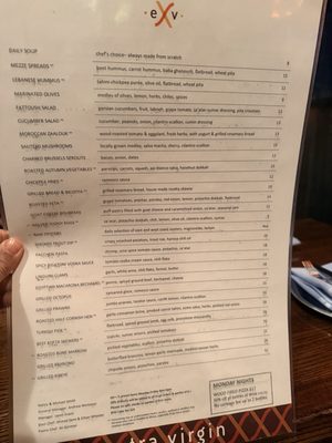 Menu photo 5 Extra Virgin Kansas City, MO