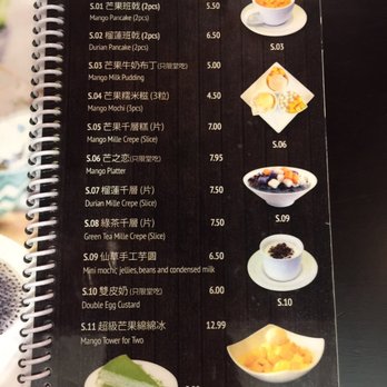 Mango Mango Dessert - Menu - Desserts Near Me - Brooklyn, New York Mango Mango Dessert - Menu - Desserts Near Me - Brooklyn, New York
