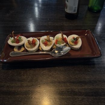 Joy's Table Pasta and Steak - Smoker NEW! Campfire Deviled Eggs - Steakhouses Near Me - Kearney, Nebraska