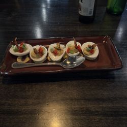 Smoker NEW! Campfire Deviled Eggs