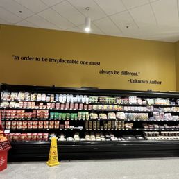 Quote near deli cooler!