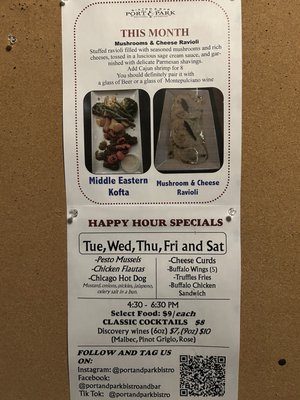 Menu photo 4 Port and Park Chicago, IL