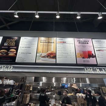 Shake Shack Derby Street Shops - menus on the wall - Burgers Near Me - Hingham, Massachusetts Shake Shack Derby Street Shops - menus on the wall - Burgers Near Me - Hingham, Massachusetts