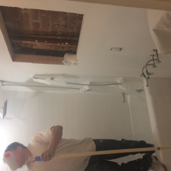 Allied Construction - They protected my brand new shower system with TOILET PAPER while painting the bathroom ceiling. - General Contractors Near Me - Port Jefferson Station, New York Allied Construction - They protected my brand new shower system with TOILET PAPER while painting the bathroom ceiling. - General Contractors Near Me - Port Jefferson Station, New York
