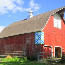 Washington County Barn Quilt Trail - Barn quilt in Marine, Minnesota, as part of the Washington County Barn Quilt Trail.