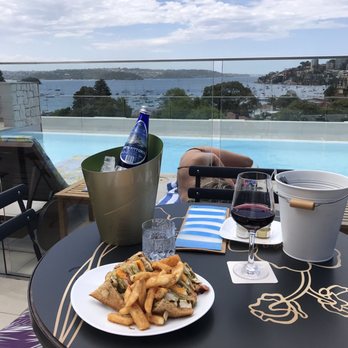 InterContinental Sydney Double Bay - View having lunch on the rooftop pool deck - Hotels & Travel Near Me - Sydney, NSW