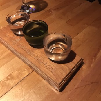 Sushi Pure - Dry sake flight - Sushi Bars Near Me - Eugene, Oregon