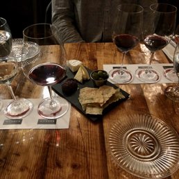 Wine flights, cheese board Wine flights, cheese board