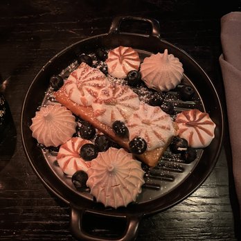 Lewis & Main - Lemon meringue dessert with blueberries - New American Near Me - Monroe, Washington Lewis & Main - Lemon meringue dessert with blueberries - New American Near Me - Monroe, Washington