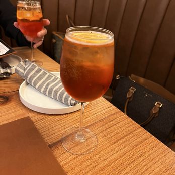 Trinity Street - Aperol Christmas drink - Coffee & Tea Near Me - Decatur, Texas