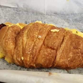 2 Sisters Deli - Bacon egg cheese and jalapeno croissant - Delis Near Me - Washington, DC, District of Columbia