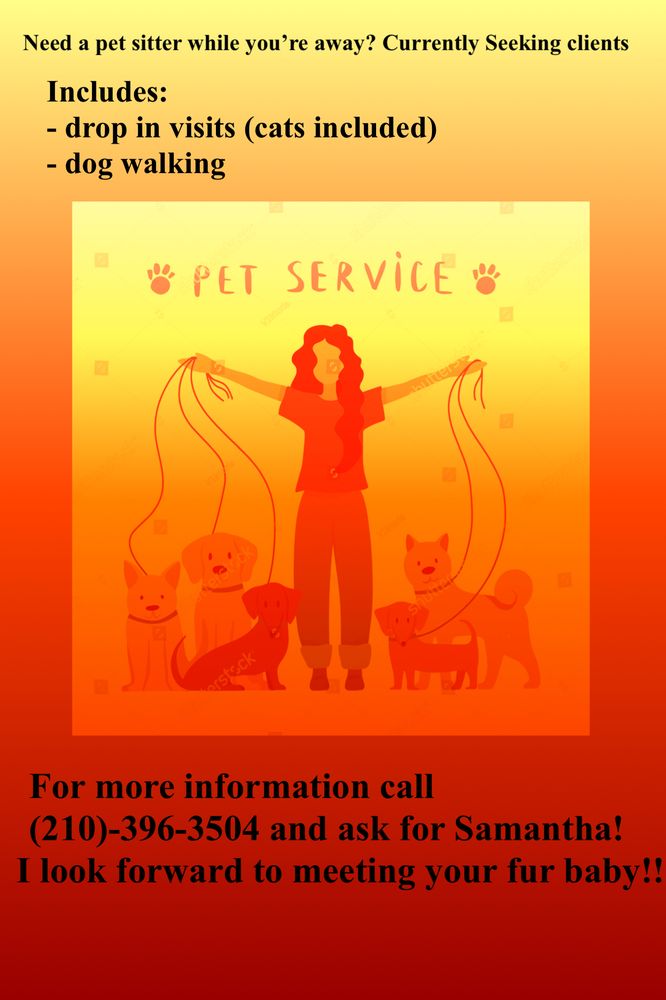 SAM’S PET SERVICES San Antonio, Texas Dog Walkers Phone Number Yelp