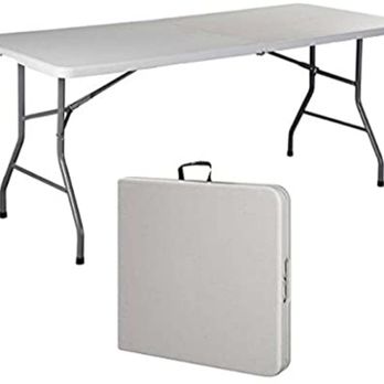 A1 Event Rentals - Folding 6' table. Most Affordable table rental. Easy to transport and very sturdy. - Party Equipment Rentals Near Me