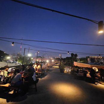 Terry Black's Barbecue - Upstairs patio seating - Barbeque Near Me - Dallas, Texas