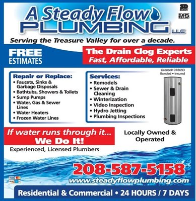 A Steady Flow Plumbing