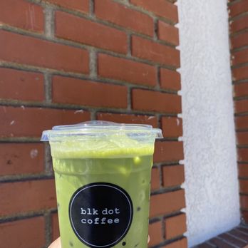 Blk Dot Coffee - iced matcha latte - Sandwiches Near Me - Orange, California Blk Dot Coffee - iced matcha latte - Sandwiches Near Me - Orange, California