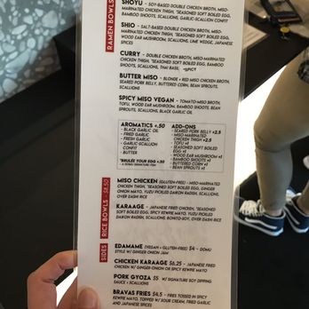 CHIBI Ramen - Menu - Ramen Near Me - Orlando, Florida