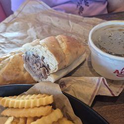 Beef dip, great roll, lots of beef and au jus.