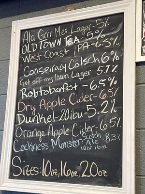 Menu photo 1 Left Turn Distillery Albuquerque, NM