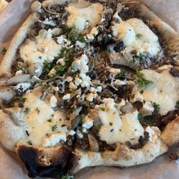 Mushroom pizza