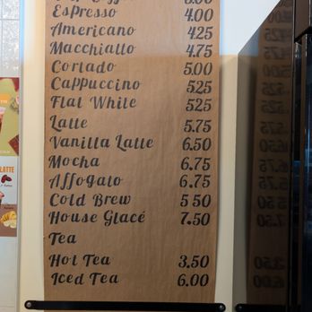Criterion coffee - drink menu - Coffee & Tea Near Me - Pasadena, California