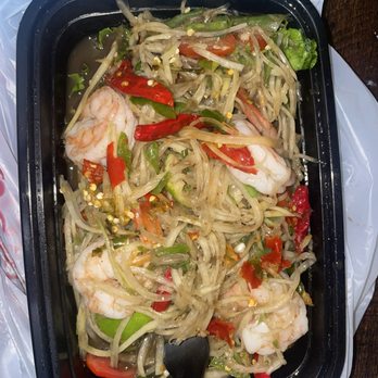 Rice Barn - Lao style papaya salad extra spicy - Thai Near Me - Fresno, California Rice Barn - Lao style papaya salad extra spicy - Thai Near Me - Fresno, California