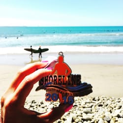 Shoreline Half Marathon - 2015 medal #surferfanatic