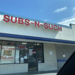 Exterior outside entrance of Subs N Such - Lutz, Florida Exterior outside entrance of Subs N Such - Lutz, Florida
