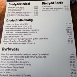 Rheilffordd Ffestiniog Railway - Menu, October 2026