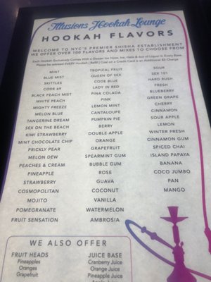 Menu photo 4 Illusions Hookah & Mixology Lounge Bronx, NY Menu photo 4 Illusions Hookah & Mixology Lounge Bronx, NY