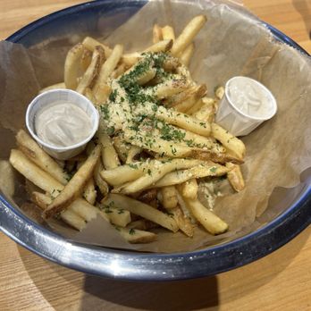 Kowbell Burger - Truffle Parmesan fries - Burgers Near Me - Katy, Texas Kowbell Burger - Truffle Parmesan fries - Burgers Near Me - Katy, Texas
