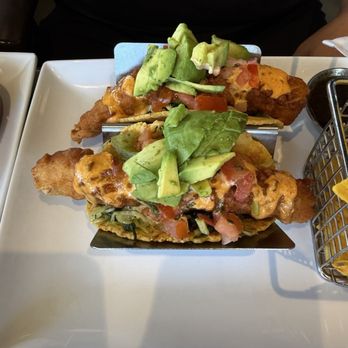 Finney's Crafthouse - Fish Battered Mahi Mahi Tacos - New American Near Me - Anaheim, California Finney's Crafthouse - Fish Battered Mahi Mahi Tacos - New American Near Me - Anaheim, California