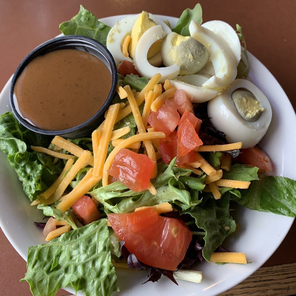 The Upper Room Kitchen - House Salad with egg, no onions and balsamic vinaigrette - New American Near Me - Tracy, California The Upper Room Kitchen - House Salad with egg, no onions and balsamic vinaigrette - New American Near Me - Tracy, California