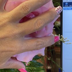 Luxe Nail Studio - Leopard / pink