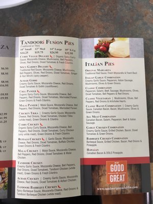 Menu photo 8 Tandoori Pizza Dublin, CA