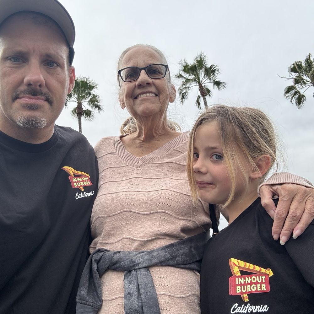 Family after eating In-N-Out