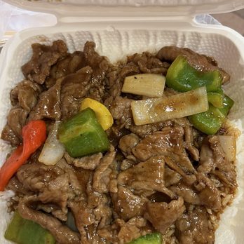 Fun Station - Black pepper beef rice - Noodles Near Me - Honolulu, Hawaii Fun Station - Black pepper beef rice - Noodles Near Me - Honolulu, Hawaii