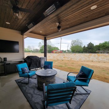 3:12 Custom Exteriors - Day light. They even added heaters! - Patio Coverings Near Me - New Braunfels, Texas