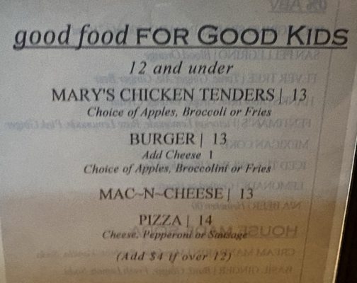 Menu photo 6 Market Tavern Dublin Dublin, CA