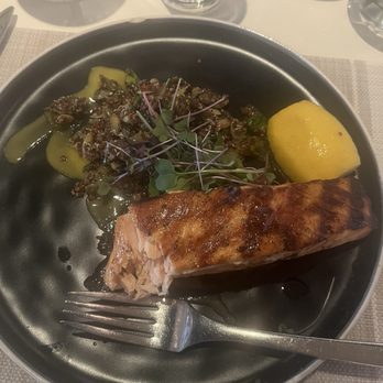 Elia Mediterranean Restaurant - Salmon & quinoa - Mediterranean Near Me - East Rutherford, New Jersey