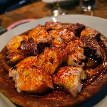 Galicia Tapas - Pulpo a la Gallega. $22. Everyone else loved it - Tapas/Small Plates Near Me - New York, New York