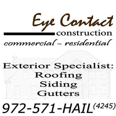 Eye Contact Construction Logo