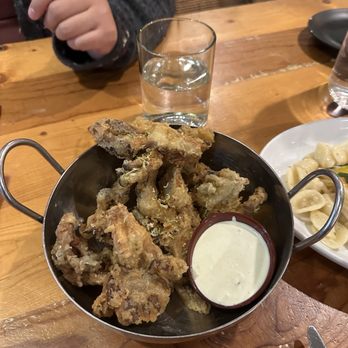 Orchard City Kitchen - Fried oyster mushrooms - New American Near Me - Campbell, California Orchard City Kitchen - Fried oyster mushrooms - New American Near Me - Campbell, California