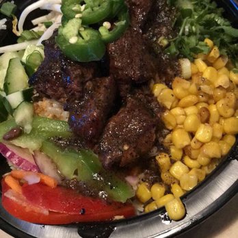 Legacy Hall - Tenderloin rice bowl is delicious! - Food Court Near Me - Plano, Texas