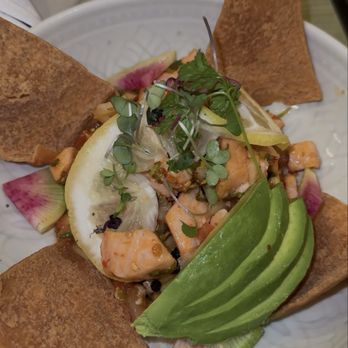 The Olive Restobar - Salmon ceviche - Mediterranean Near Me - Downey, California