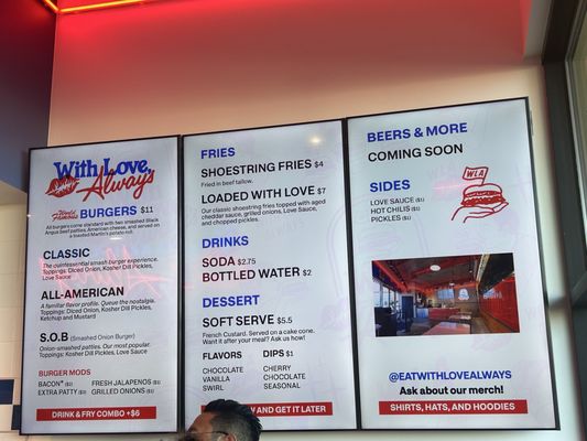 Menu photo 5 With Love Always Las Vegas, NV