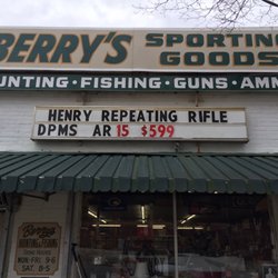 Berry's Hunting & Fishing Headquarters - Berry's Sporting Goods in downtown Griffin.