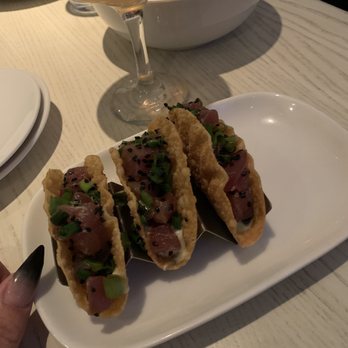 The Hard Shell Bellgrade - Tuna Tartare Taco $5.95 happy hour - Seafood Near Me - Midlothian, Virginia The Hard Shell Bellgrade - Tuna Tartare Taco $5.95 happy hour - Seafood Near Me - Midlothian, Virginia