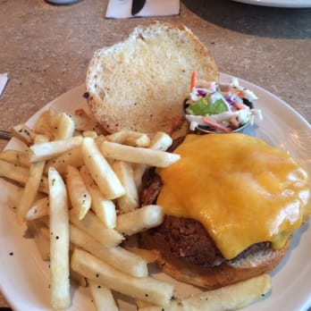 Cafe Madison - Black Bean Burger. Too mushy and not particularly flavorful. I won't order it again. Fries needed to be crispier - Breakfast & Brunch Near Me - Albany, New York
